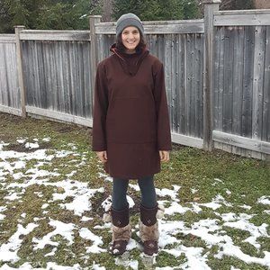 One-of-a-Kind Women's Wool Anorak Coat